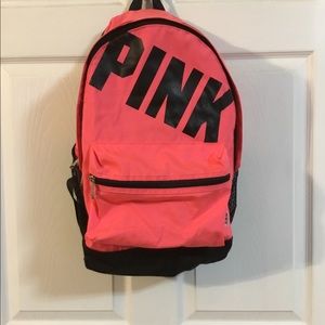 Pink backpack